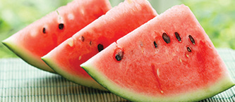 closeup of watermelon